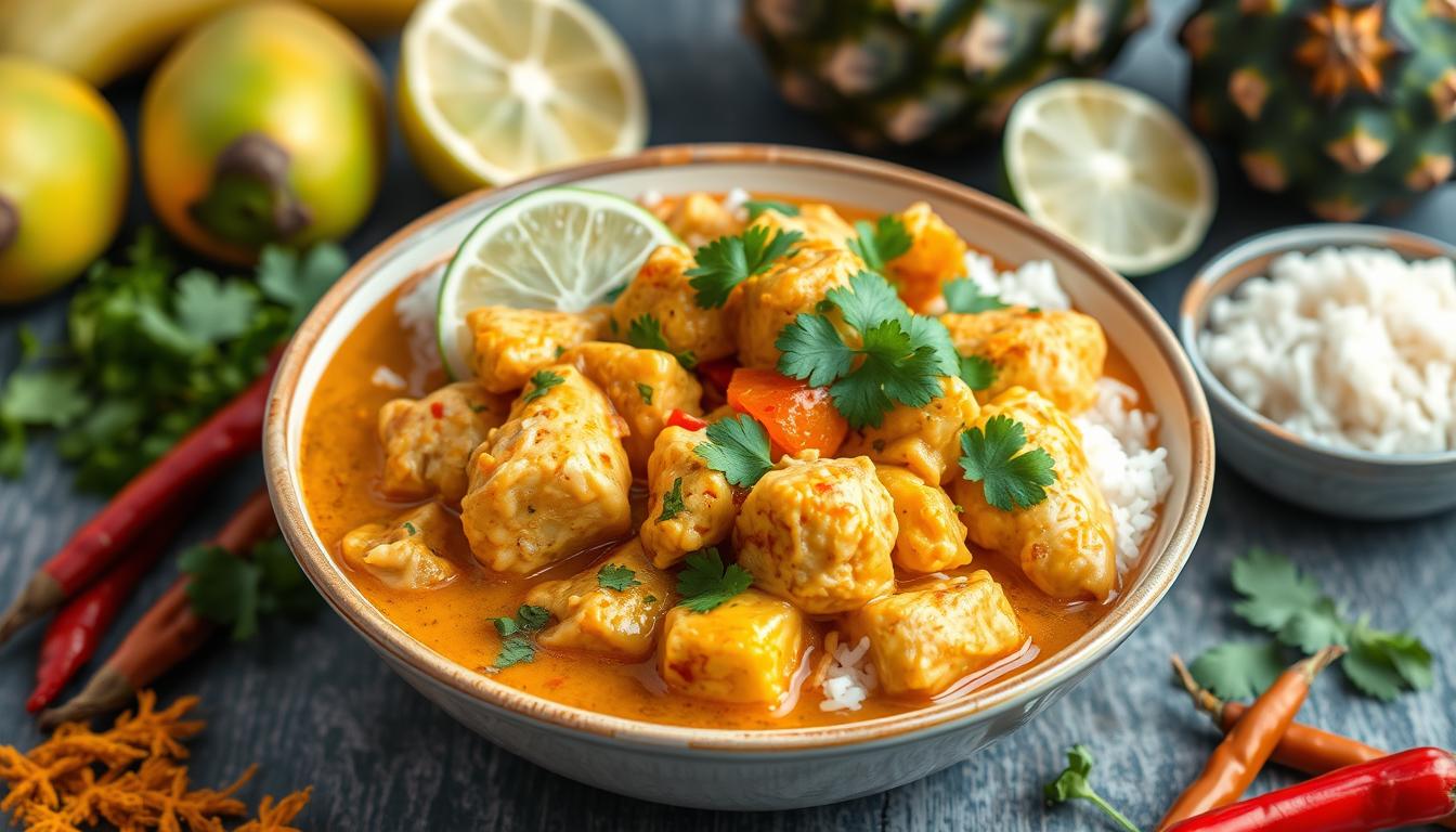 recette poulet curry coco